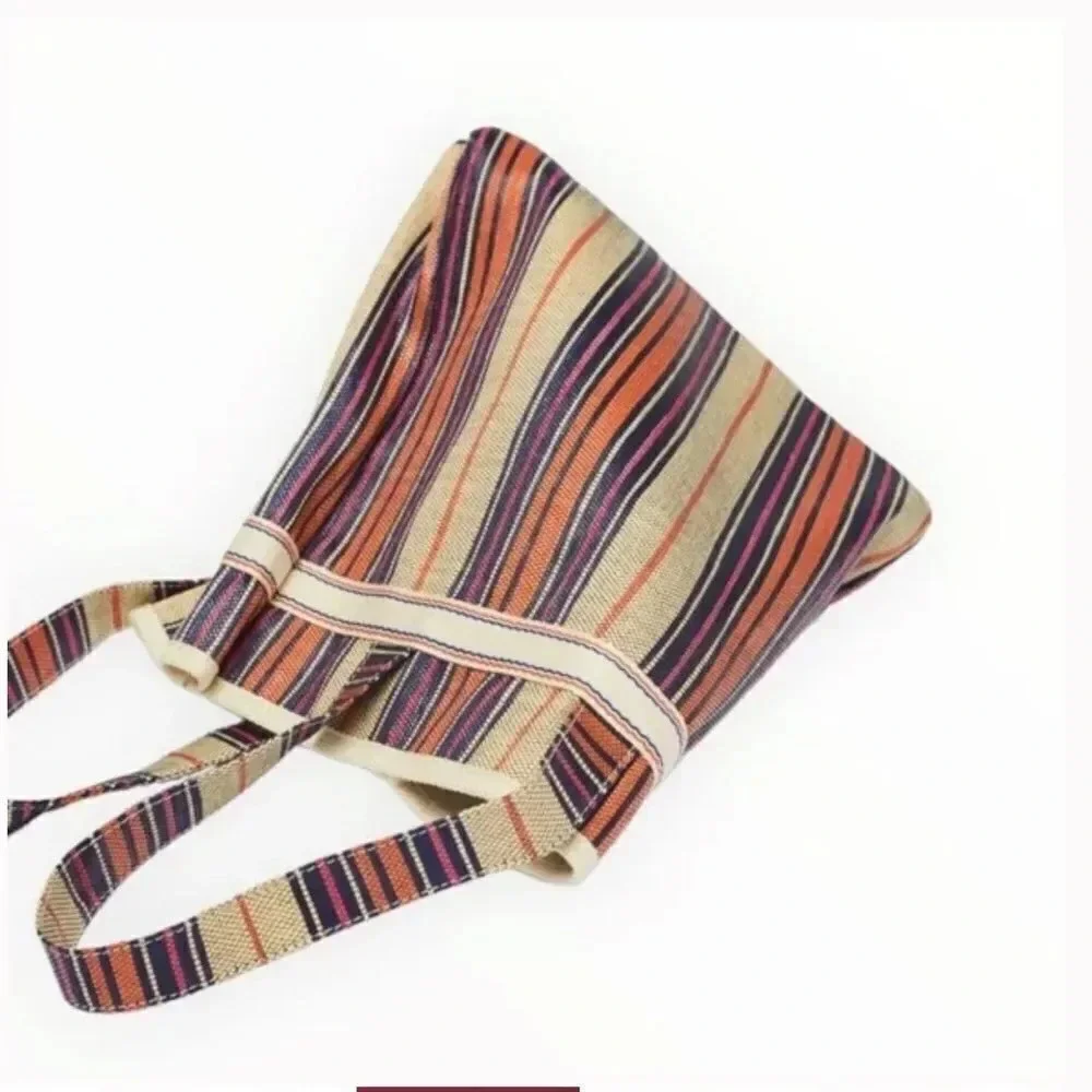 ZARA Kids | Orange | STRIPED FABRIC SHOPPER
